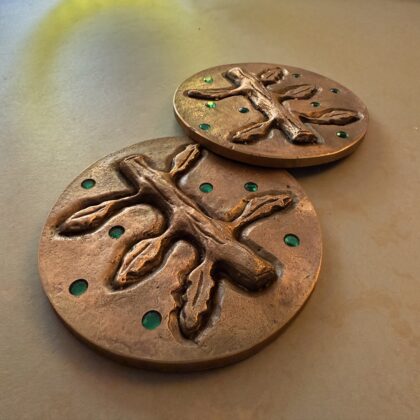 Hustinx Stichting overige prijzen penning ontworpen in 2015 door Fons Haagmans